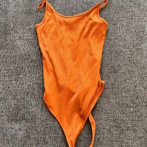 Forever 21 Ribbed Thong Bodysuit
